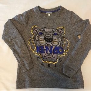 Kenzo Gray Tiger Sweatshirt